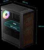 CASE GAMDIAS AURA GC4 ELITE ARGB (ATX | MID TOWER | BLACK)